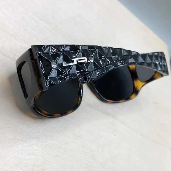 Jonathan Paul Fitovers Eyewear Diamond Cut 001S Tortoise Polarized 60-11-130 - Picture 3 of 9